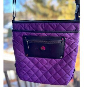 Knomo Silvi Tech Crossbody in Violet
